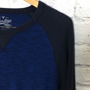 American Eagle raglan shirt navy/royal XLT